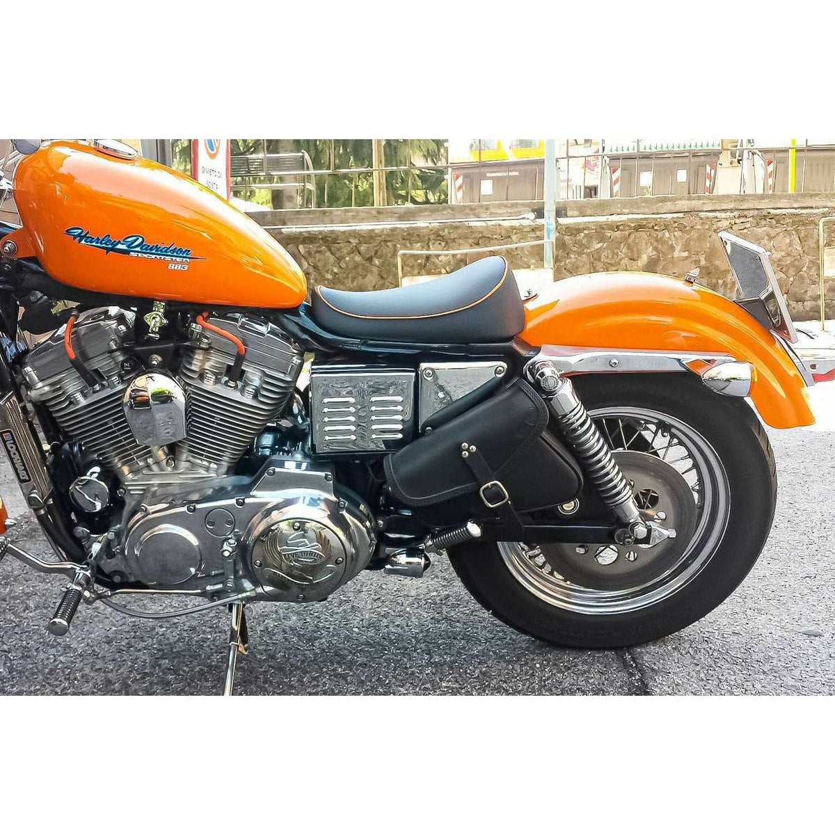 Mambo レザーサドルバッグ 4L 左用2