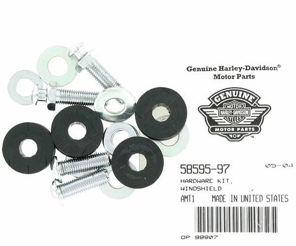 ハーレー、デタッチャブル・キングサイズ・ウインドシールド FL