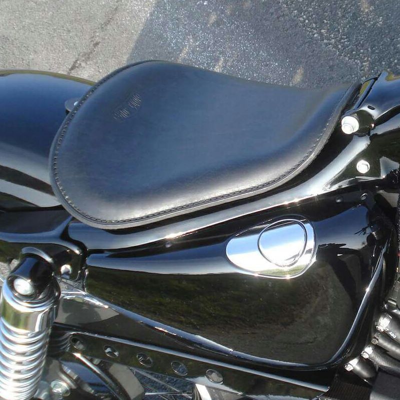 dhカスタム スポーツスター ソロシート ビンテージブラック |ハーレー