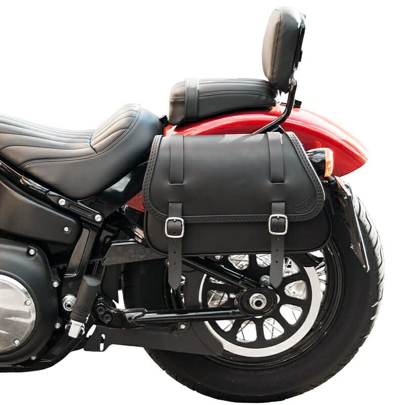 Folk レザーサドルバッグ デタッチャブル式 左用