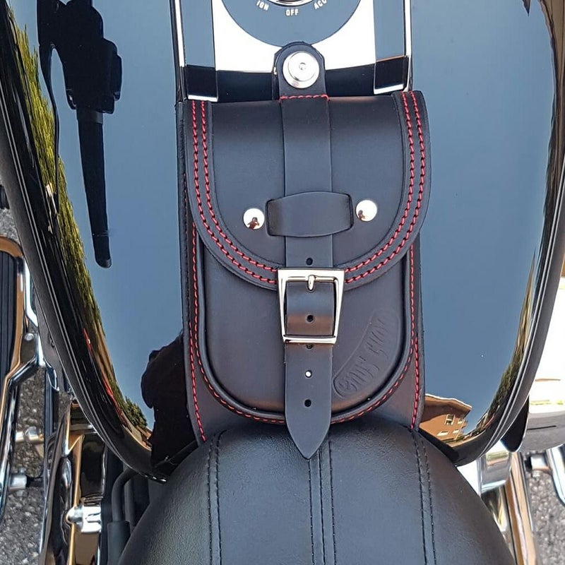 Smart レザー タンクバッグ (ブラック) TCソフテイル