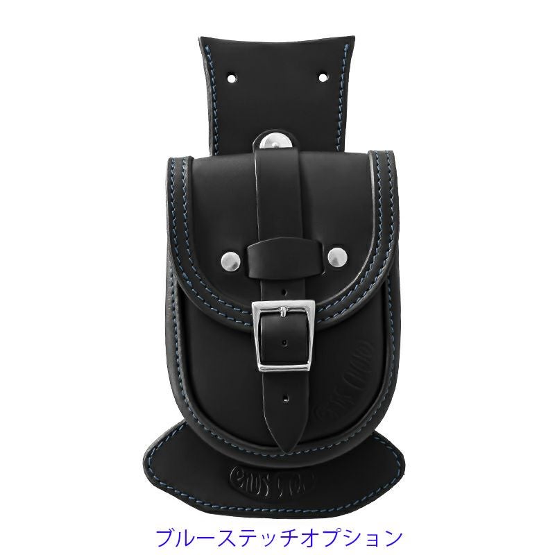 Slim Smart レザー タンクバッグ (ブラック) TCソフテイル9
