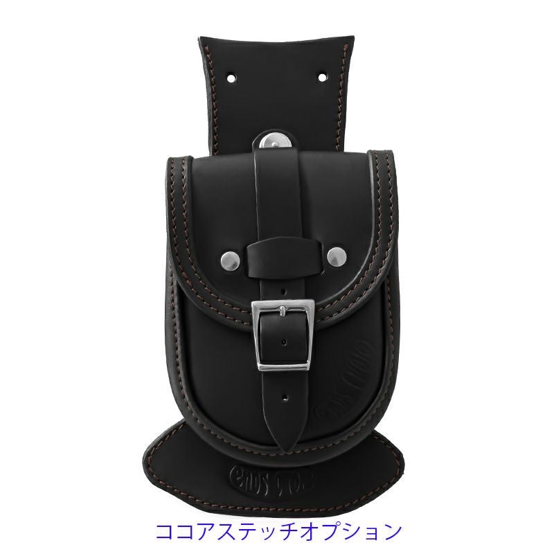 Slim Smart レザー タンクバッグ (ブラック) TCソフテイル12