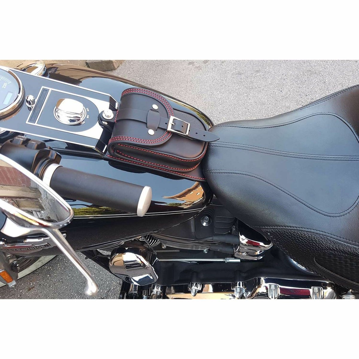 Smart レザー タンクバッグ (ツートーン・ダーク) TCソフテイル2