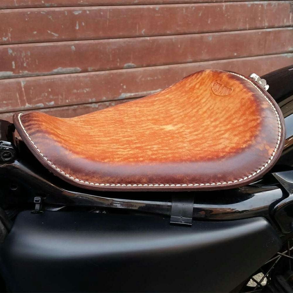 Solo Low レザーシート (ディストレスト・ツートーン)1