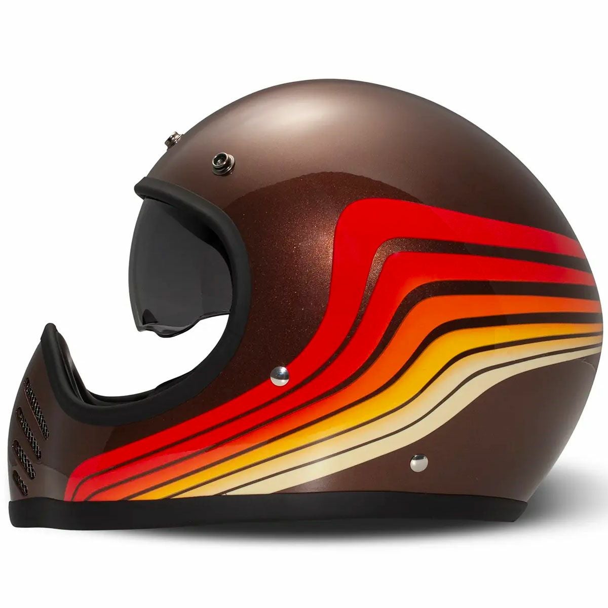 【年末年始セール】ヴィンテージ ラメヘルメット ハーレー　ショベル DMD SEVENTY SEVEN コレクション フルフェイスヘルメット ウェ－ブ