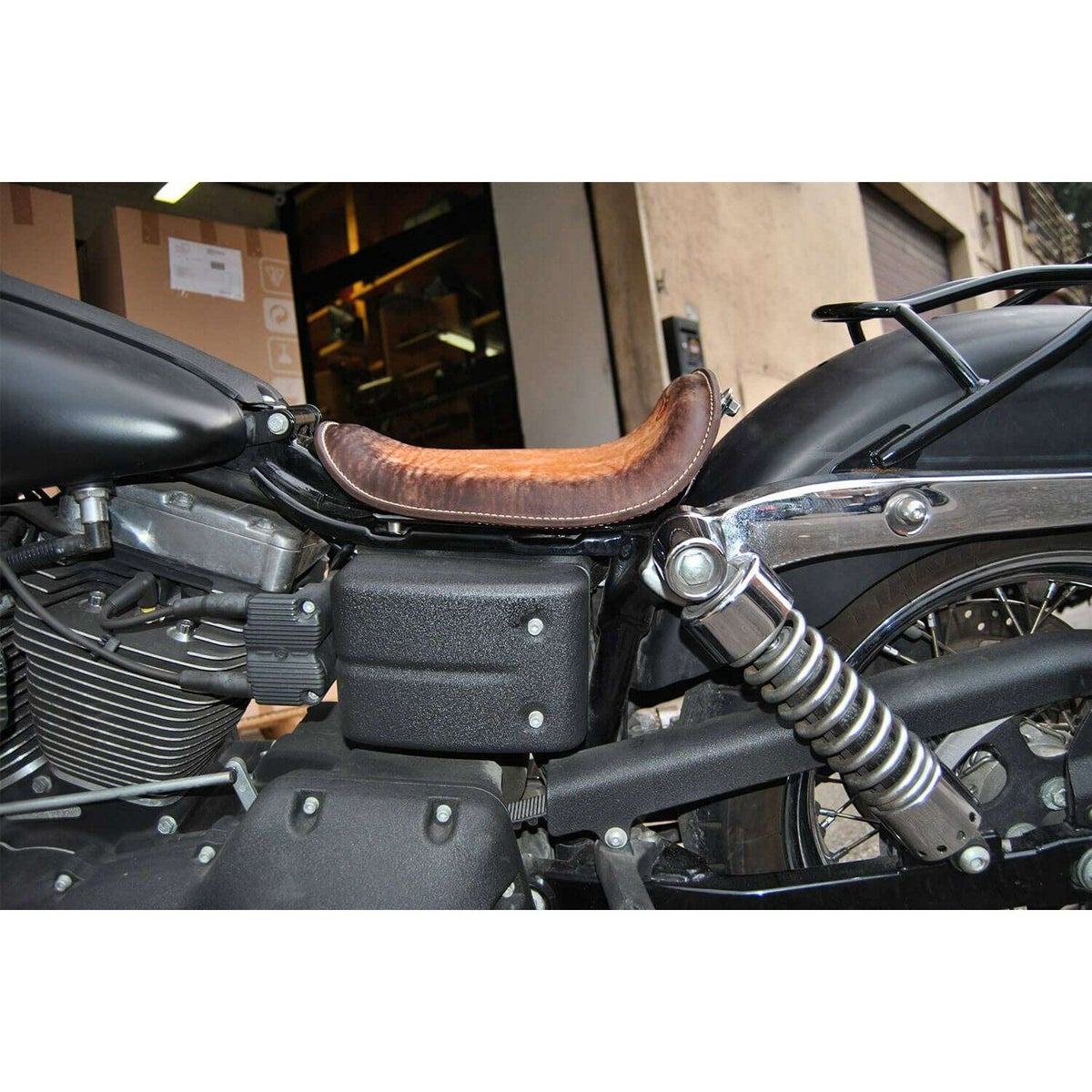 Dyna Low レザーシート (ディストレスト・ツートーン)2