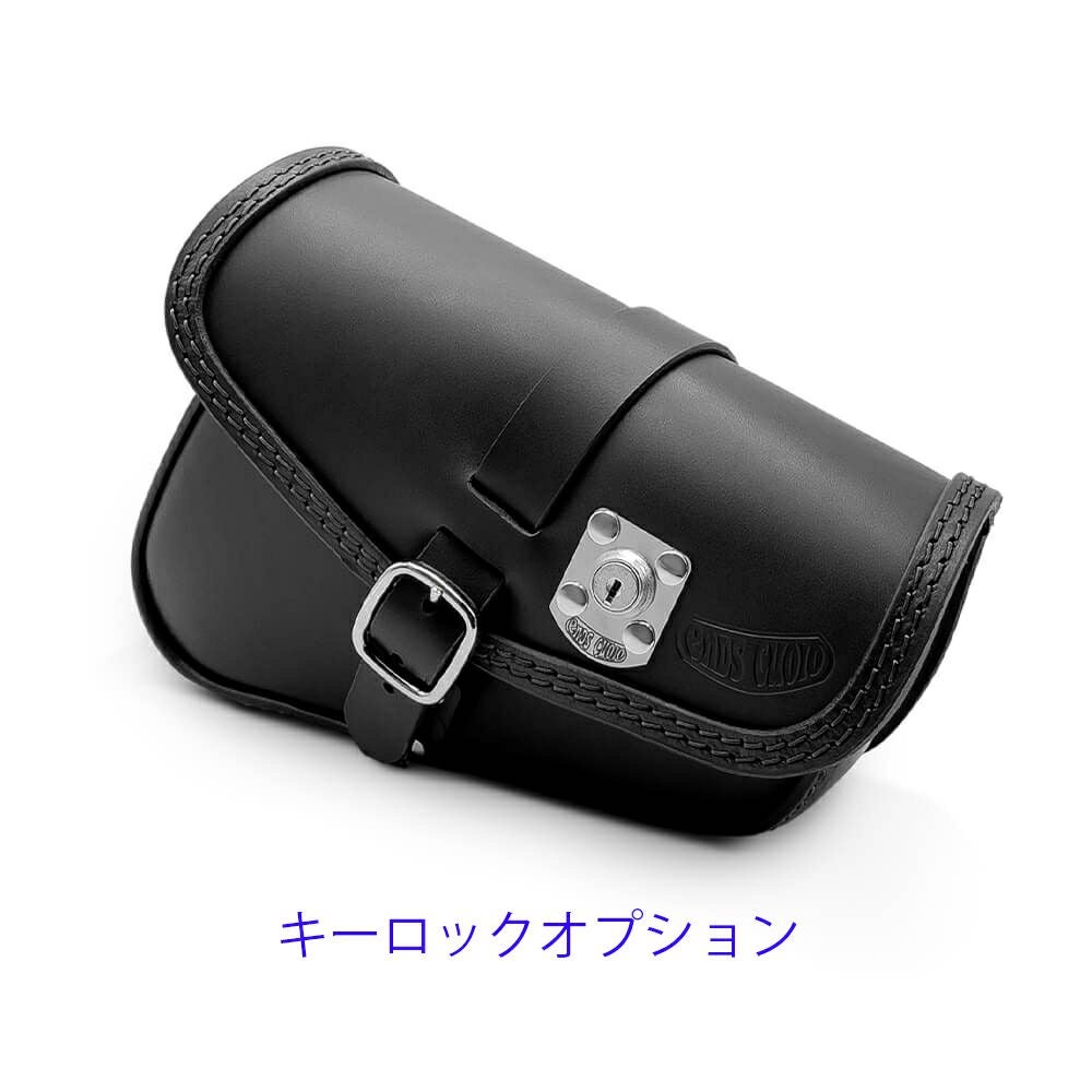 Fusion レザーサドルバッグ 3.5L (ブラック)10
