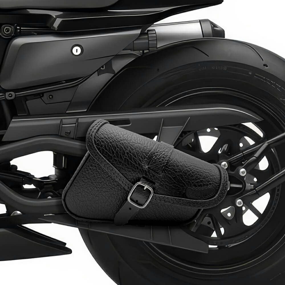 Fusion レザーサドルバッグ 3.5L (リンクルレザー)