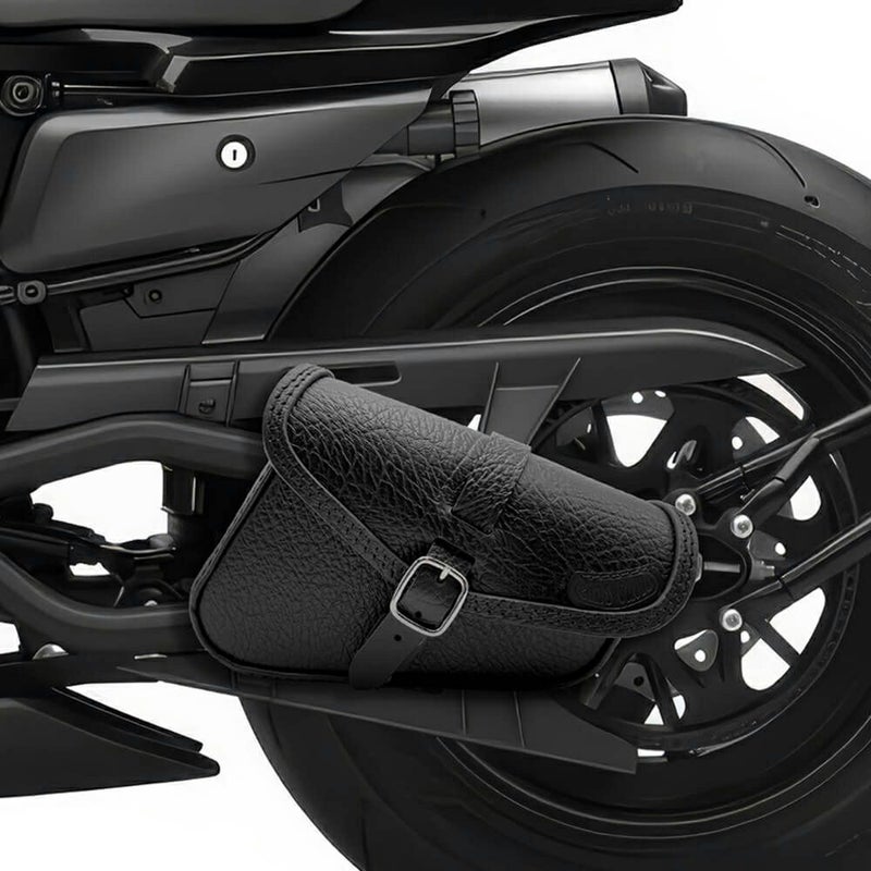 Fusion レザーサドルバッグ 3.5L (リンクルレザー)