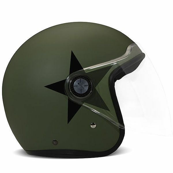 DMD P1 コレクション ジェットヘルメット スターグリーン