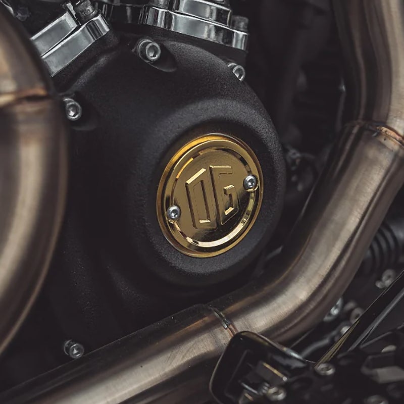  M8 ツーリング、ソフテイル ポイントカバー (ゴールドメッキ) OG 