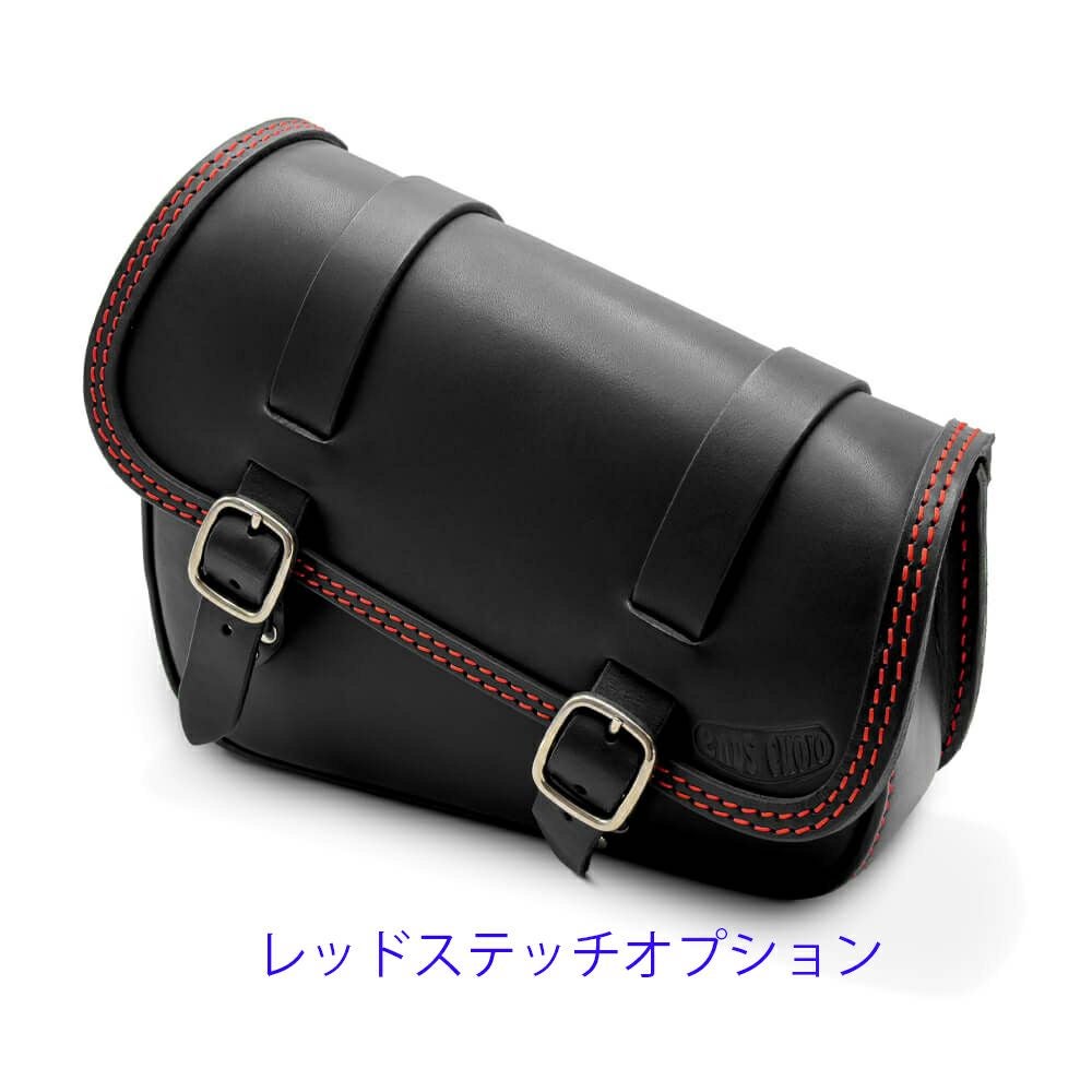 エンズクオイオ DUB レザーサドルバッグ 7L (ブラック)10