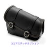 エンズクオイオ DUB レザーサドルバッグ 7L (ブラック)14