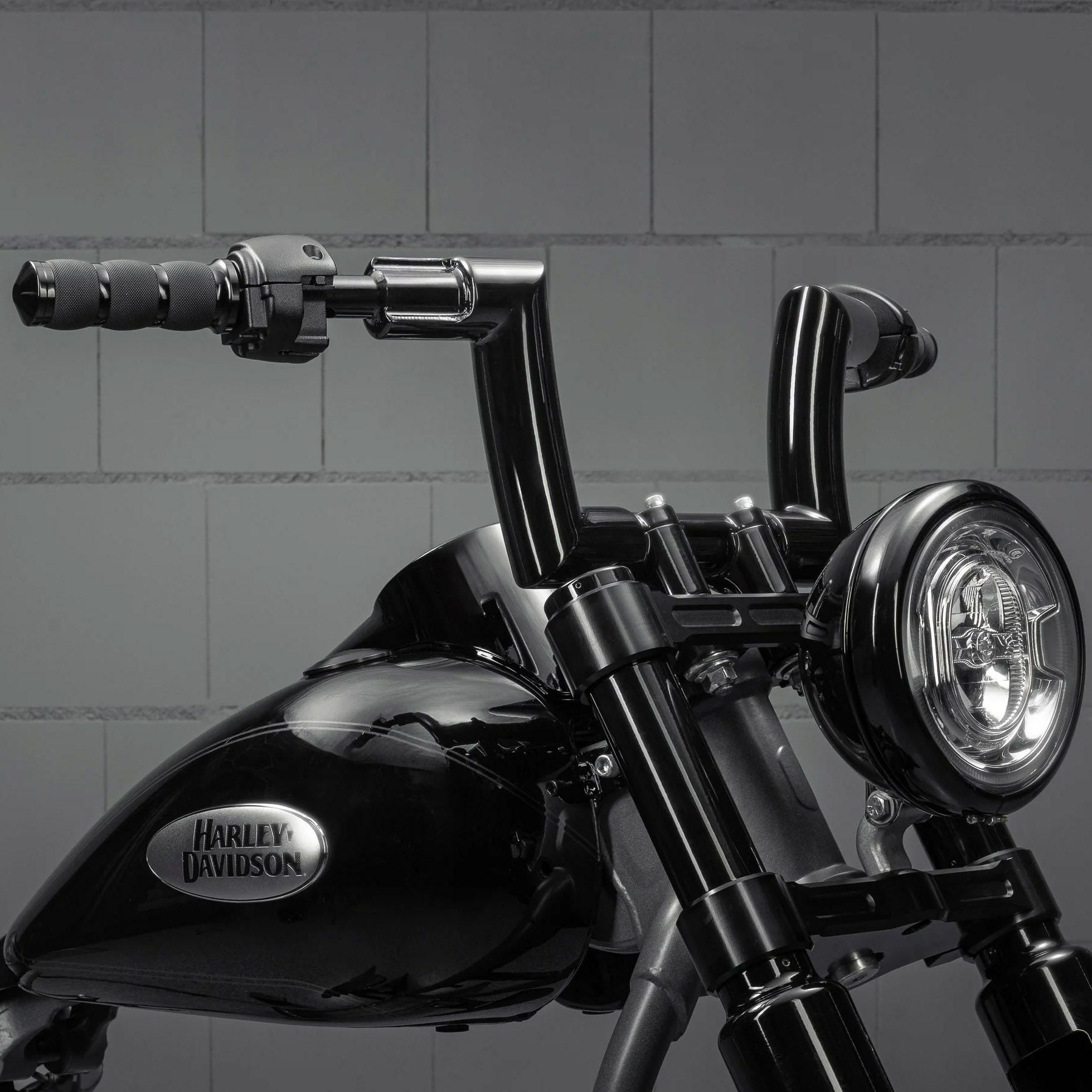 キラーカスタム Killer Bull ファットハンドルバー8インチ (ブラック