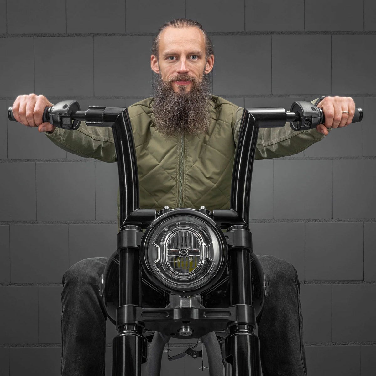 Killer Bull ファットハンドルバー10インチ (クローム)1