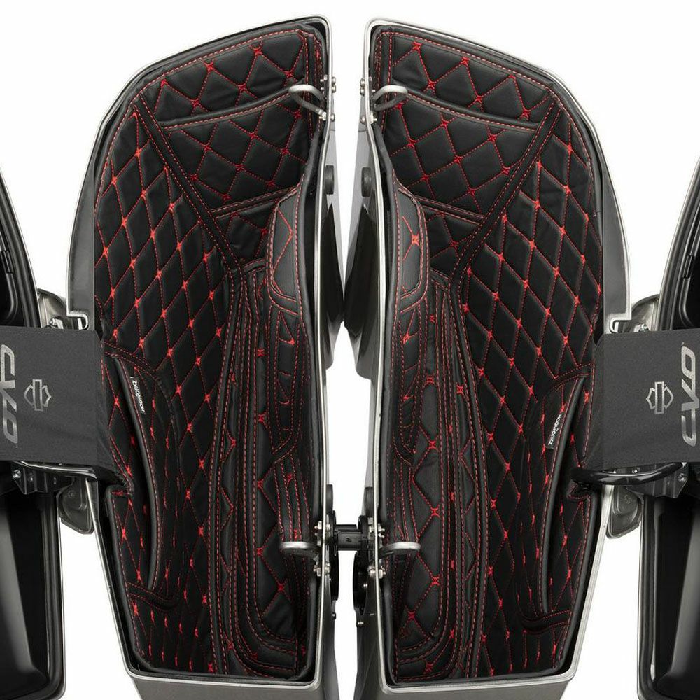 2023以降 CVO FLTRXSE/FLHXSE  サドルバッグライナー ブラック/レッドステッチ HogWorkz