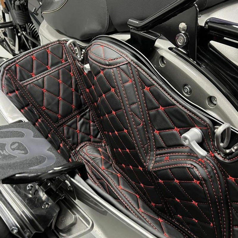 2023以降 CVO FLTRXSE/FLHXSE  サドルバッグライナー ブラック/レッドステッチ HogWorkz