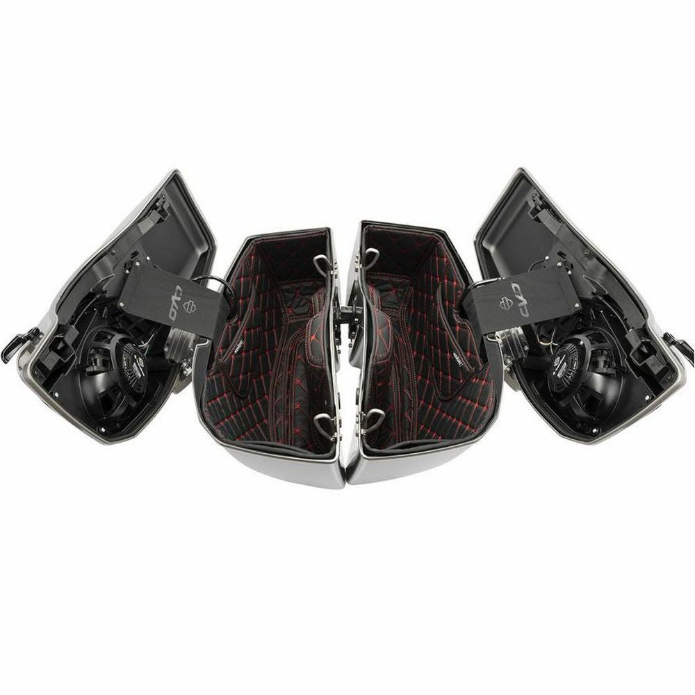 2023以降 CVO FLTRXSE/FLHXSE  サドルバッグライナー ブラック/レッドステッチ HogWorkz