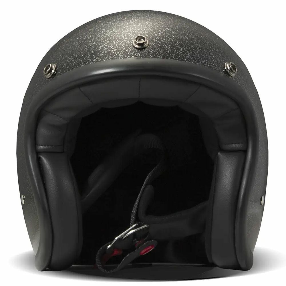 DMD ビンテージ コレクション レトロ ジェットヘルメット グリッターブラック 2