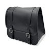 Rap レザーサドルバッグ (ブラック)5