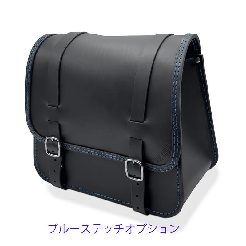 Rap レザーサドルバッグ (ブラック)12