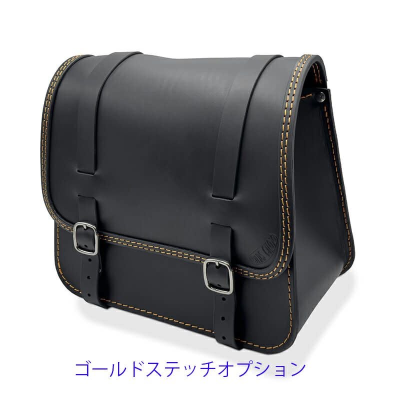 Rap レザーサドルバッグ (ブラック)14