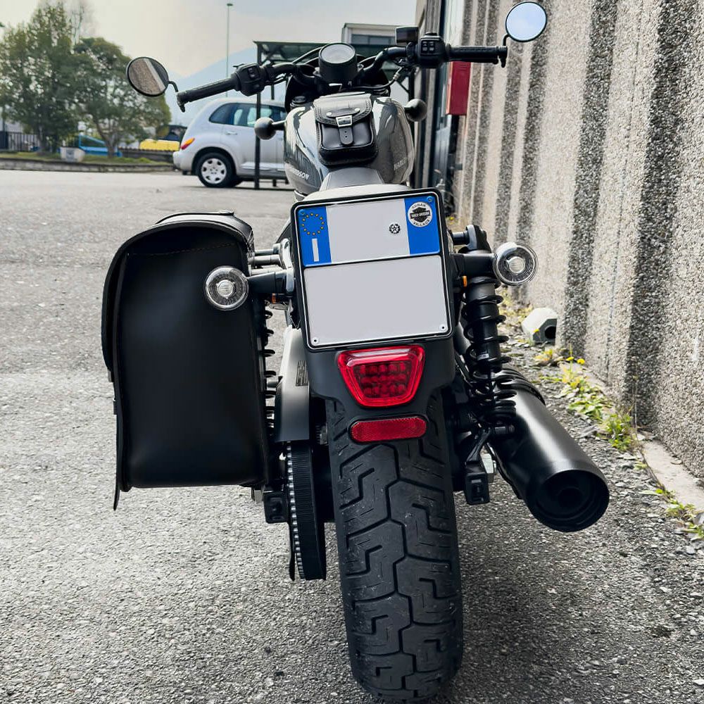 Twist レザーサドルバッグ 24L5