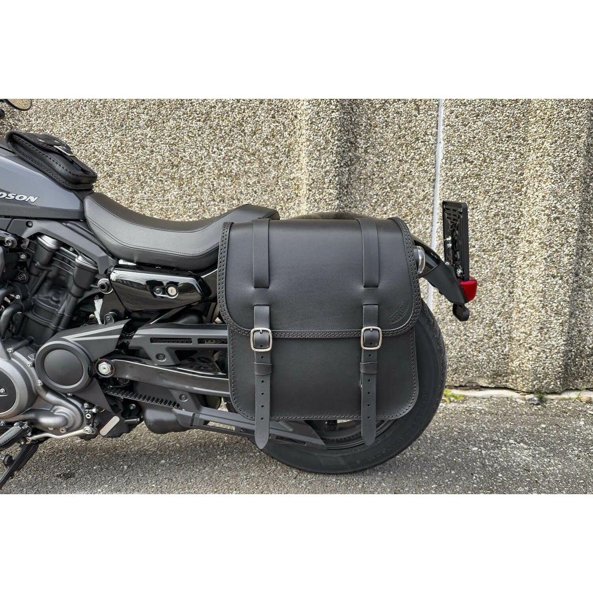 Twist レザーサドルバッグ 24L (リンクルレザー)7