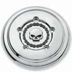 スカル＆チェーンコレクション・エアクリーナートリム（'08以降ダイナ標準装備エアクリーナーカバー用）　/スカル-01