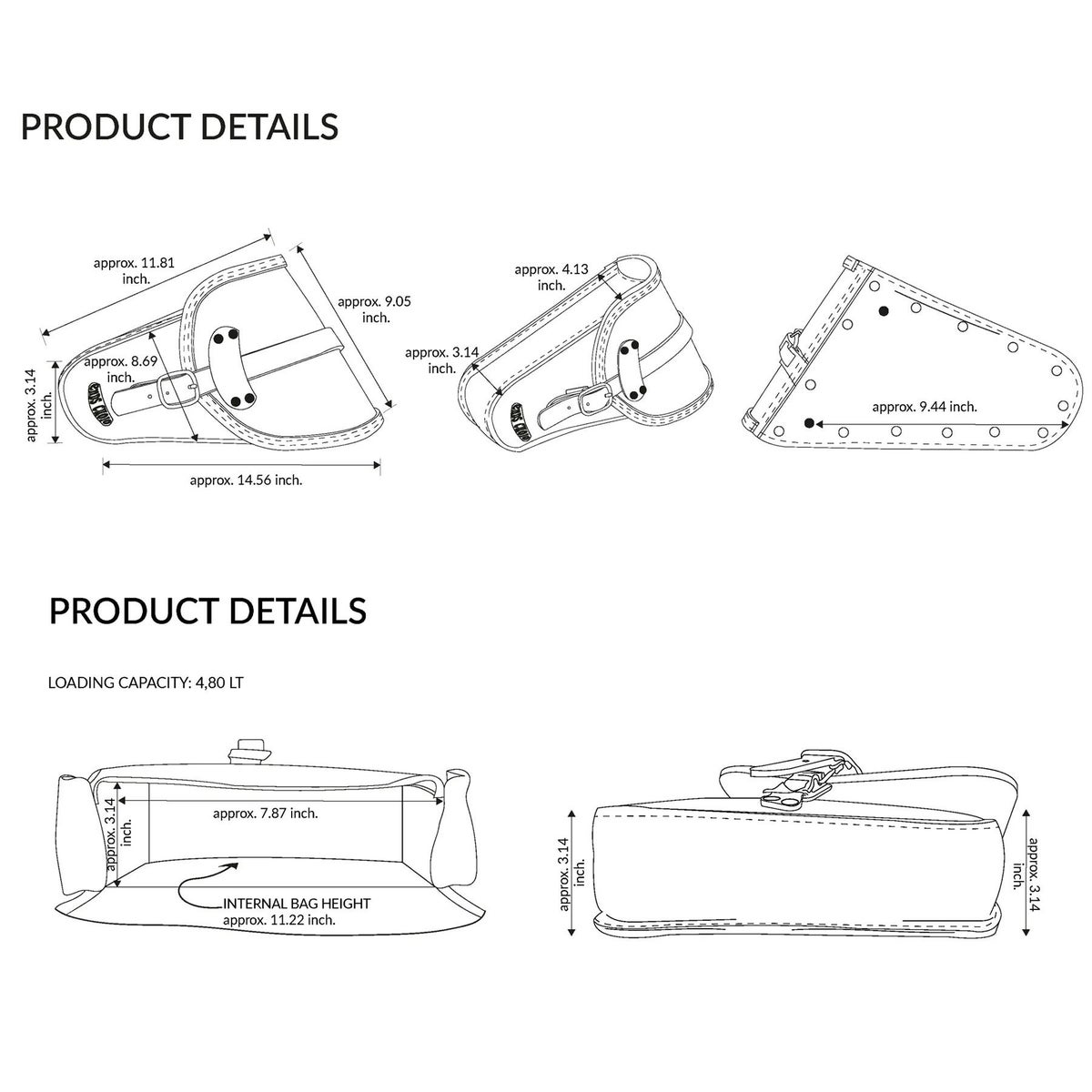 Rev Trap レザーサドルバッグ13