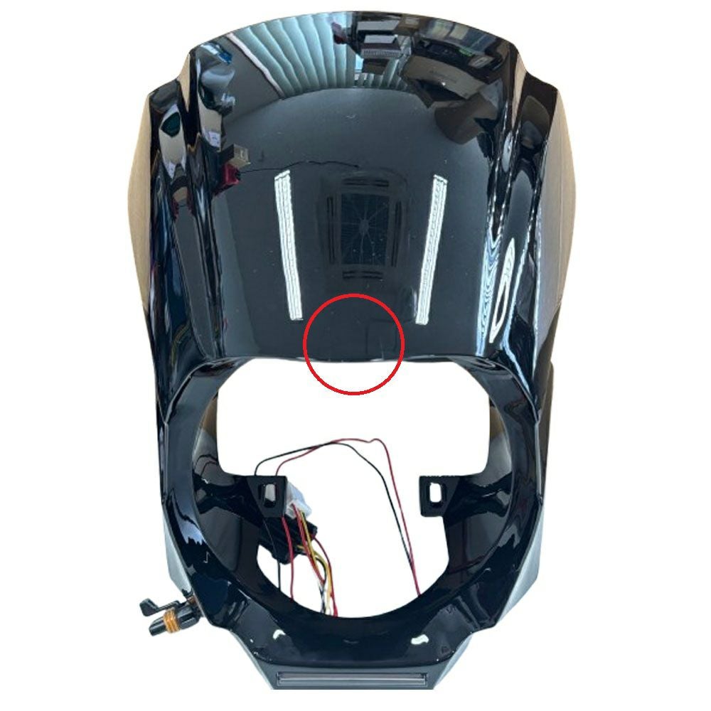 M8ブレイクアウト（FXBR/S） ヘッドライトカウル フェアリング ブラック 