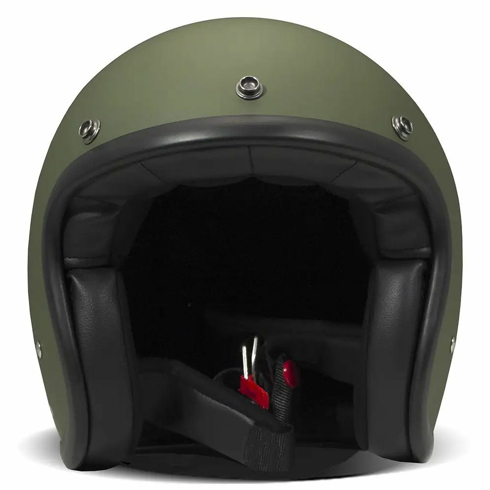 DMD ビンテージ コレクション レトロ ジェットヘルメット マットグリーン 2
