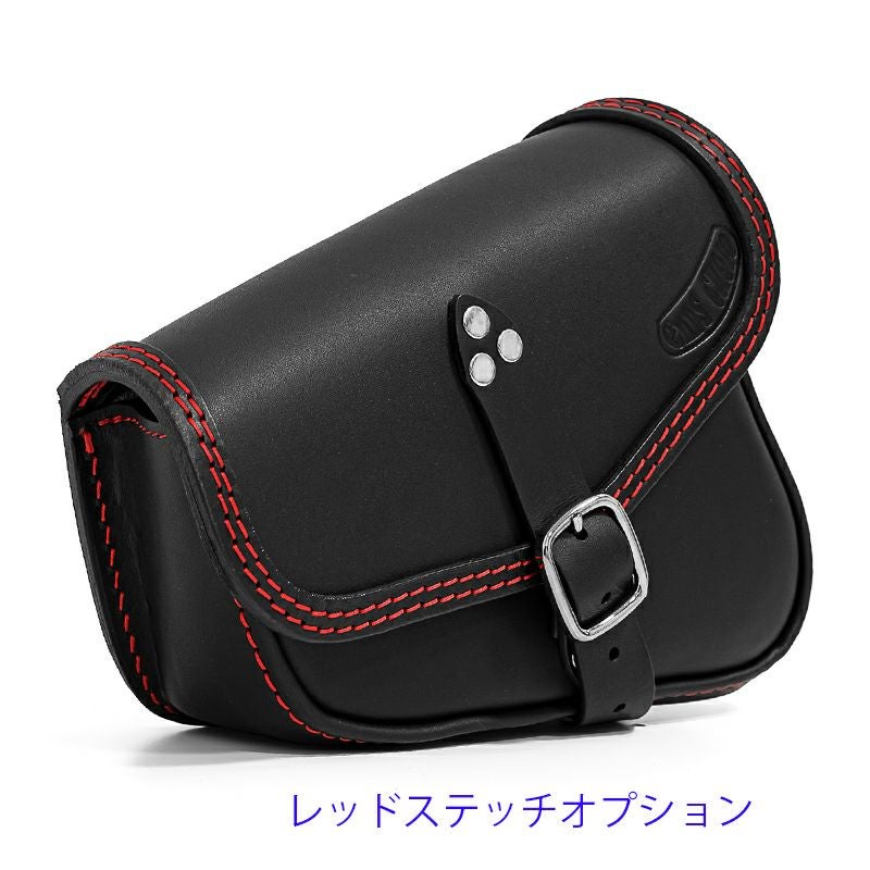 V-Bag レザーサドルバッグ (ブラック)11