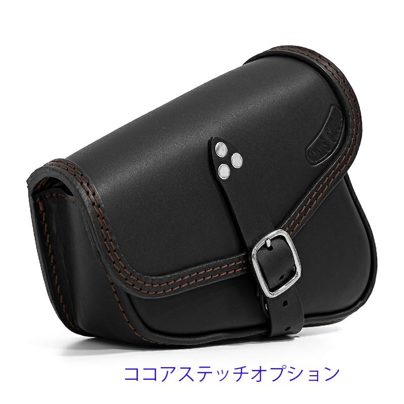 V-Bag レザーサドルバッグ (ブラック)15