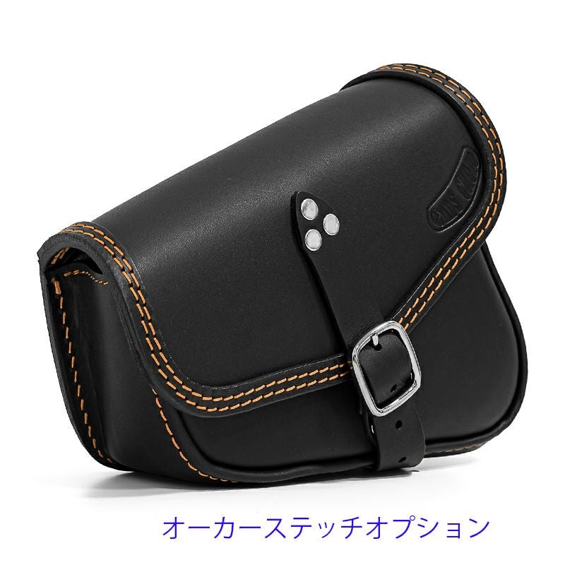 V-Bag レザーサドルバッグ (ブラック)16
