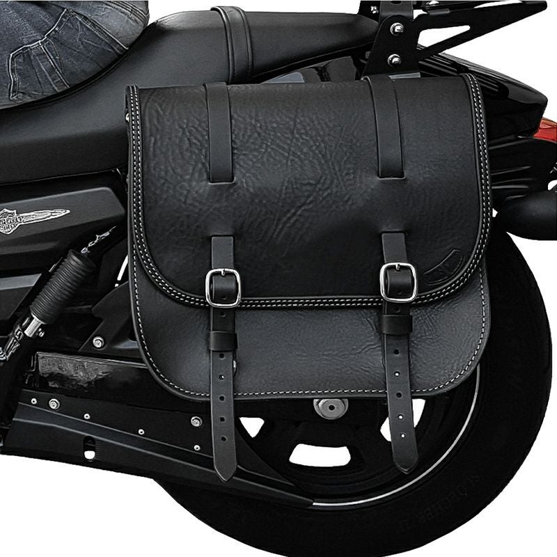 Big Ben Street レザーサドルバッグ 20.5L (ブラック)