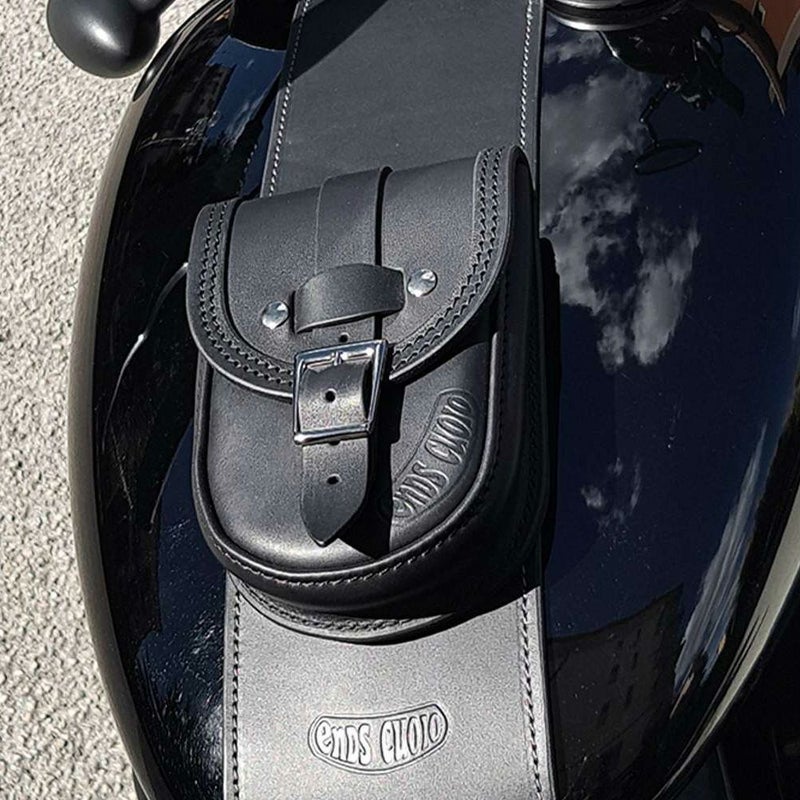 Smart レザータンクバッグ (ブラック) ストリート