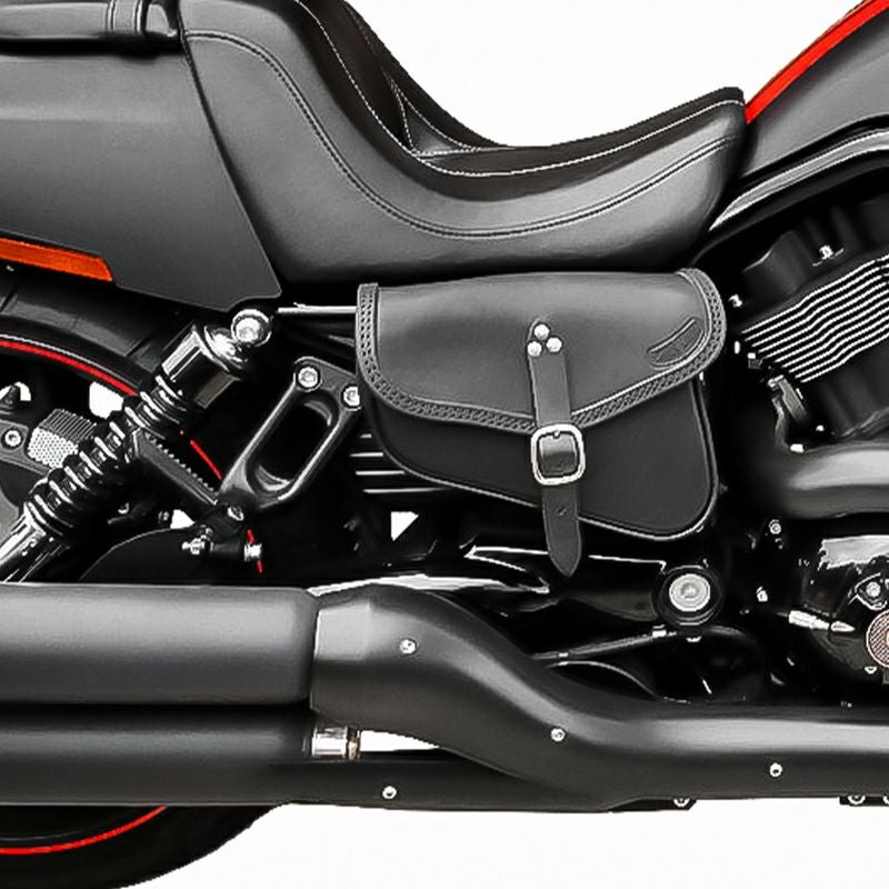 Rev V-Bag レザーサドルバッグ (型押しレザー)3