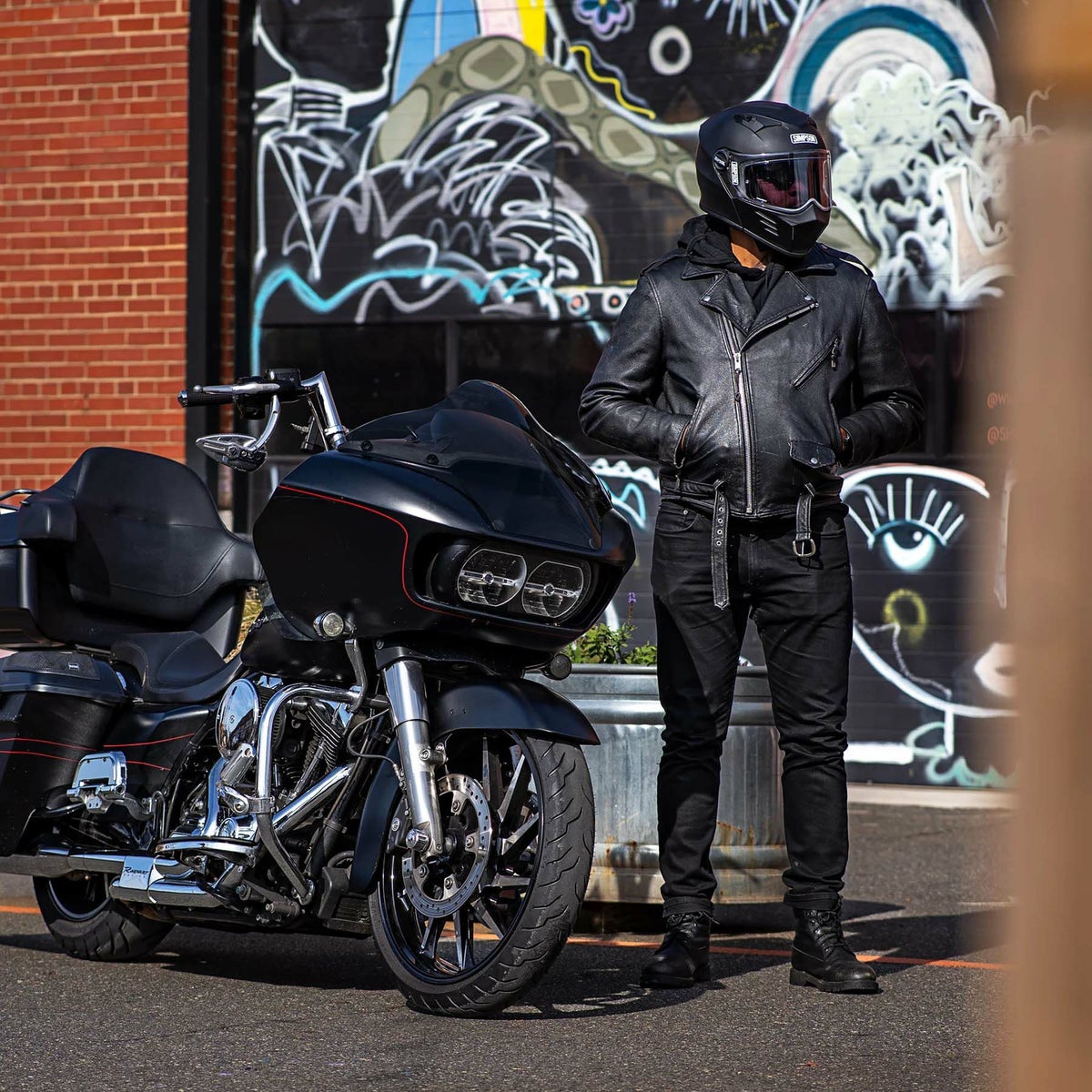 BRLレーススタイル バブル・ウィンドシールド (ダークスモーク)2