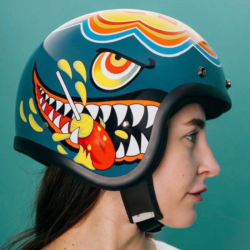 DMD ビンテージ コレクション レトロ ジェットヘルメット LOLLIPOP