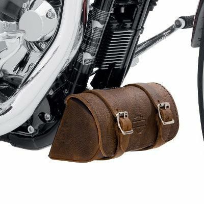 ダウンチューブバッグ　ディストレストブラウンレザー-01