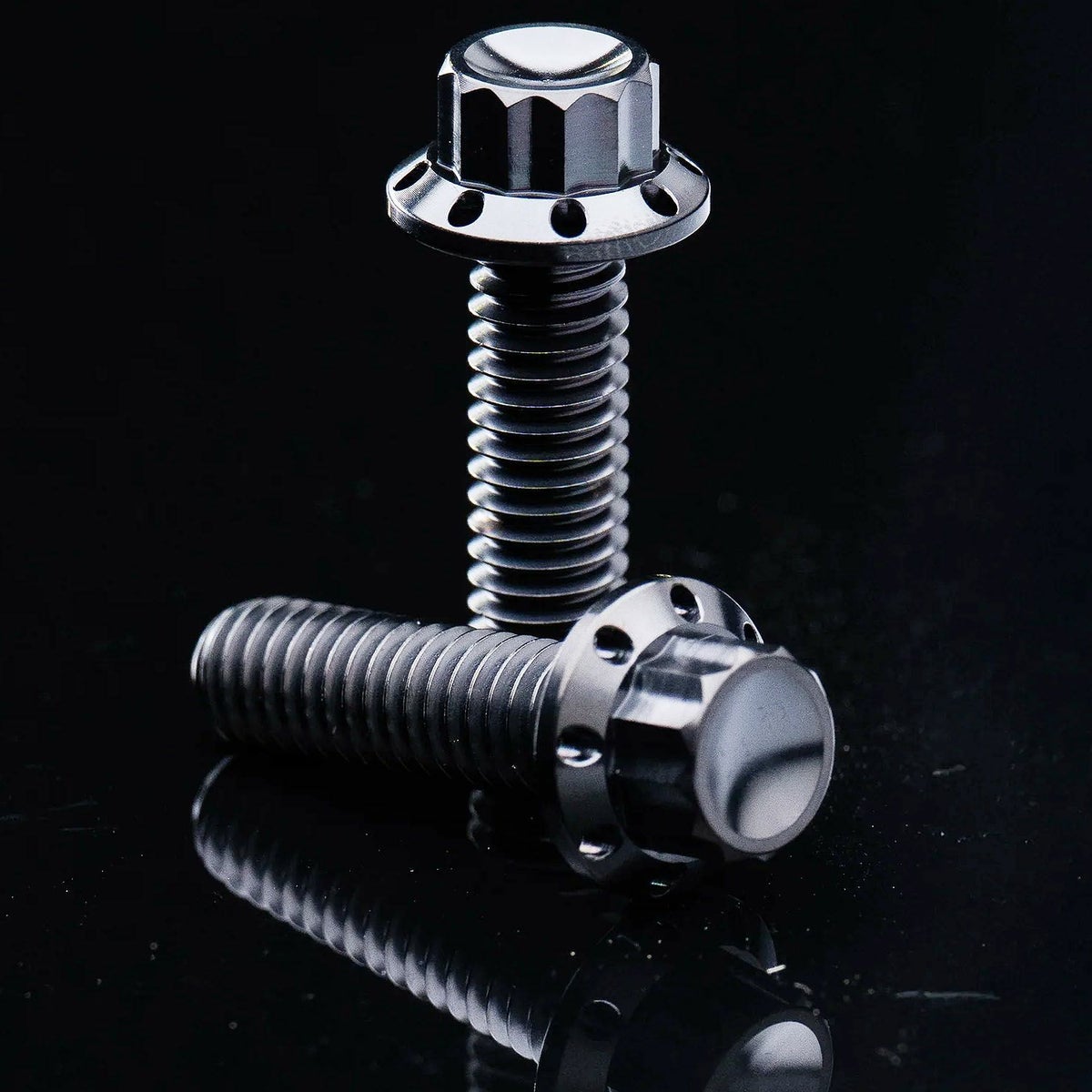 Arlenness（アレンネス） チタン 12ポイント カムカバーボルトキット ブラック ツインカムモデル用