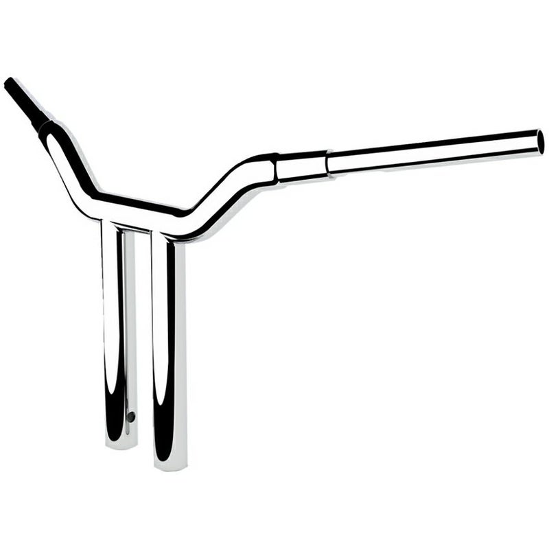 ワンピース・ケージファイター Tハンドルバー14インチ (クローム)