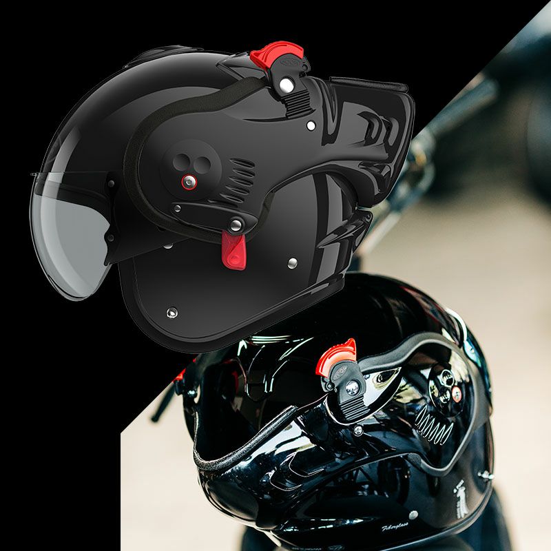 フルフェイス システムヘルメット 「BOXER V8」 マットブラック ROOF