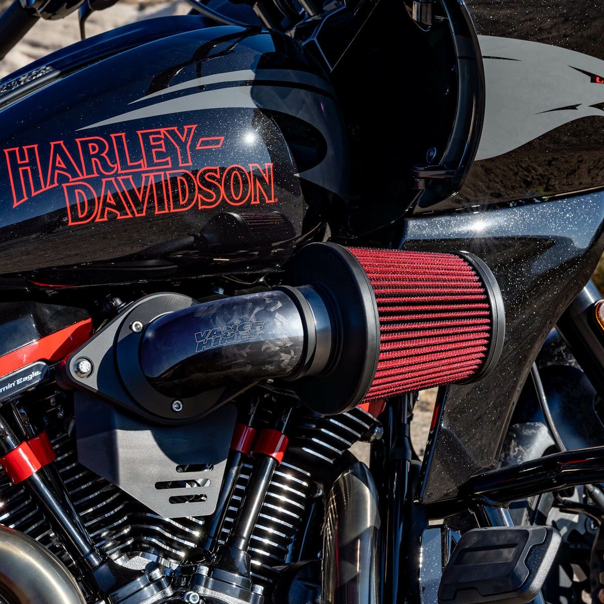 バンスアンドハインズ VO2 Falcon XL エアクリーナー (フォージドカーボン)