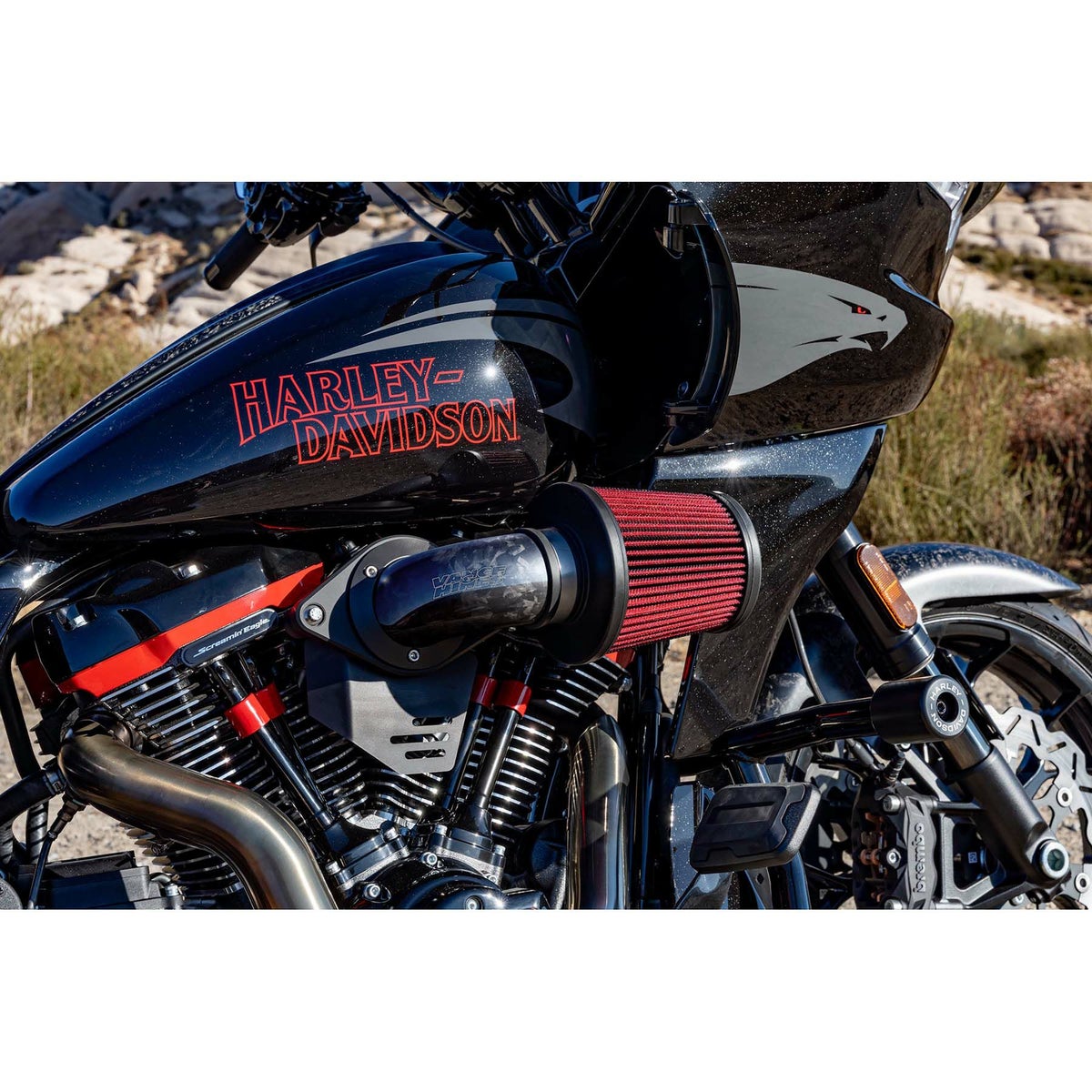 バンスアンドハインズ VO2 Falcon XL エアクリーナー (フォージドカーボン)1