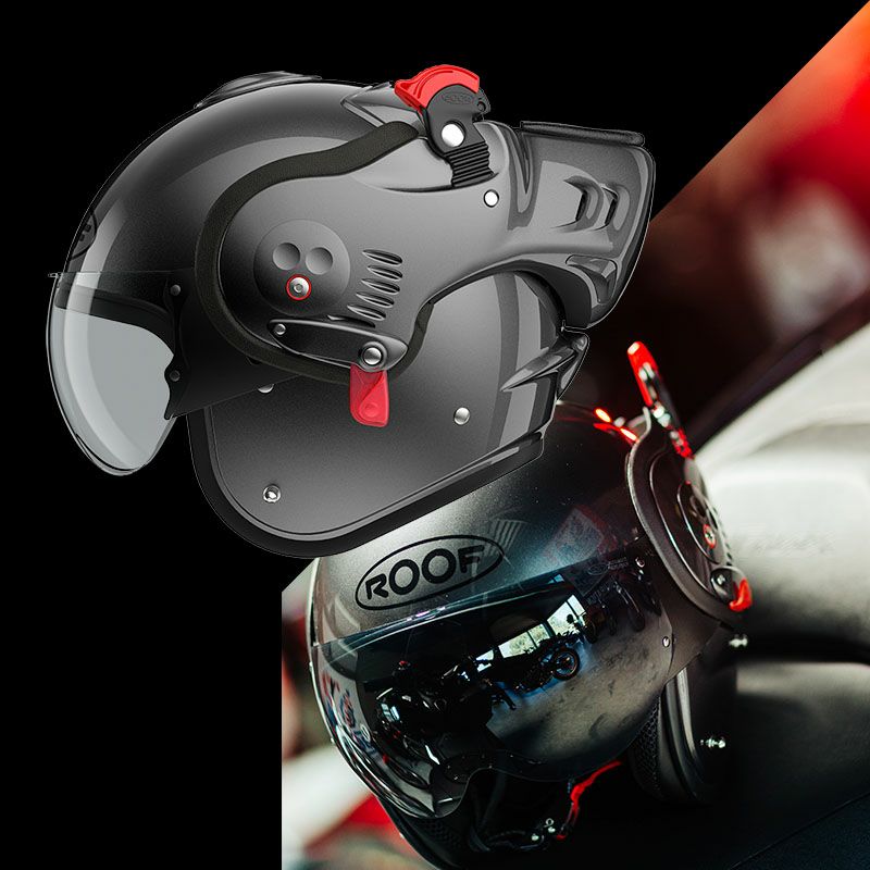Boxer アルファ システムヘルメット メタル ROOF |ハーレーパーツ専門