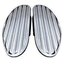 COVINGTONS　フィンド・パッセンジャーフットボード　クローム　'86以降FLソフテイル、ツーリングモデル-01