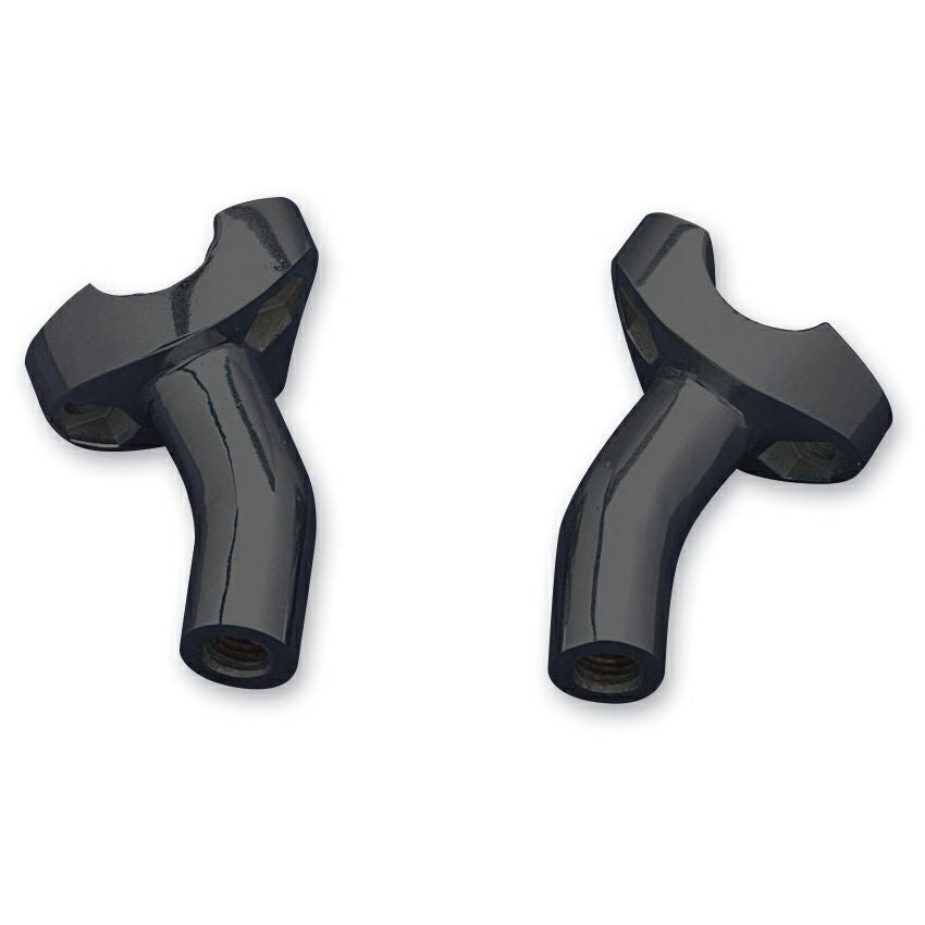 鍛造アルミ・ライザーセット 2.5インチ プルバック (ブラック) 